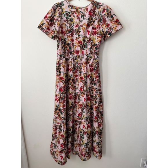 Anthropologie Maeve The Somerset Maxi Dress In Pink Floral L - Picture 5 of 11